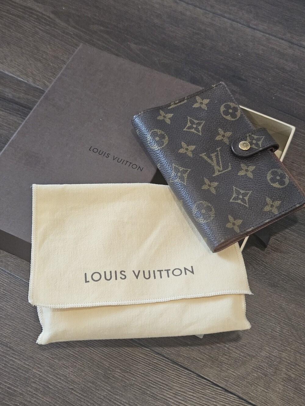 Louis Vuitton Monogram PM Agenda Cover Planner Organizer w/ Box Dust Bag Vintage